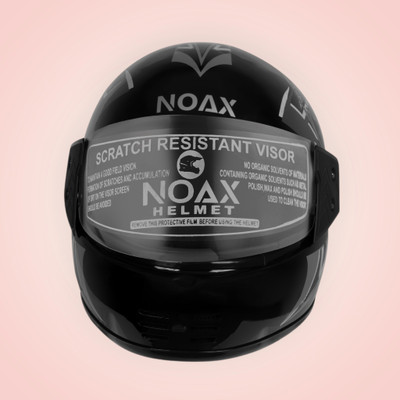 NOAX unisex full face good hard quality helmet-Silver288288-Silver j-ABCD Motorbike Helmet(Silver)