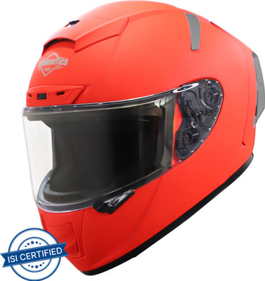 Steelbird SA-2 Aeronautics Motorbike Helmet(Fluo Red)