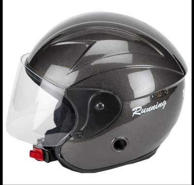 MonteX-1 Helmet Motorbike Helmet(Grey, Silverblack)