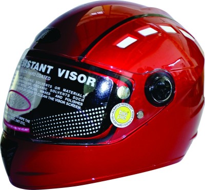 BIGPIE LED Motorbike Helmet(Red)