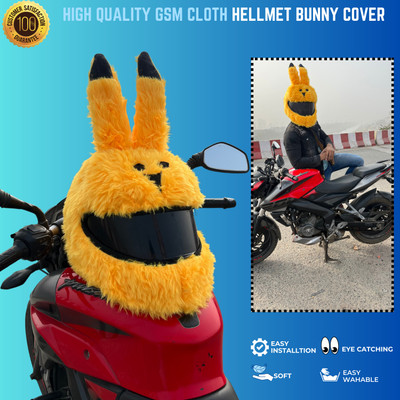 SRPHERE PIKACHUU BUNNY COVER FUNNY HEEDS CRAZY CASE HELMET COVERS CAP CRASH HELMET Bike Fairing Kit
