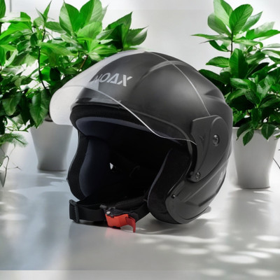 NOAX unisex safty helmet for men or women riderss-320 Motorbike Helmet(Black)