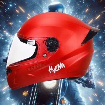 OZONE HyEnA_Super_Quality_Helmet_For Safety n Style_@LG@_0169 Motorbike Helmet(Red)