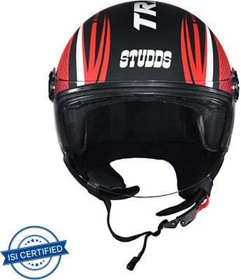 STUDDS TRACK D3 Motorbike Helmet(MATT BLACK N2)