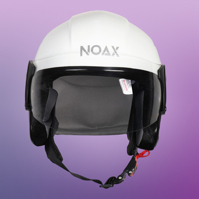 NOAX bike bike riding helmet55 Motorbike Helmet(White)