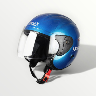NOAX ISI MARKED KING OF HELMET UNISEX RIDDING HELMET TOP SELLING(DD-1027 Motorbike Helmet(Blue)