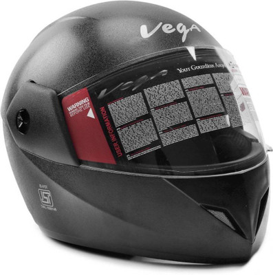 VEGA Cliff Motorbike Helmet (Black) Motorbike Helmet(Black)