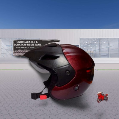 MonteX-1 MonteX-1Full Face Bike helmet T12 Motorbike Helmet(Red)