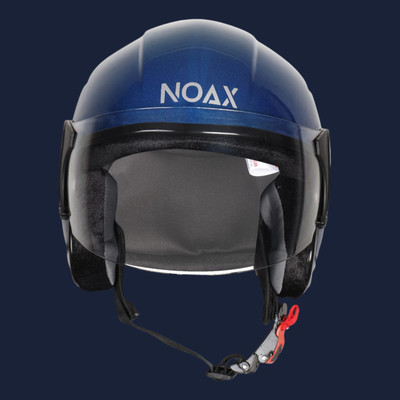 NOAX open helmetfor bike1149 Motorbike Helmet(Blue)