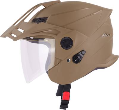 Steelbird SBH-23 Hunter ISI Certified Open Face Helmet Motorbike Helmet