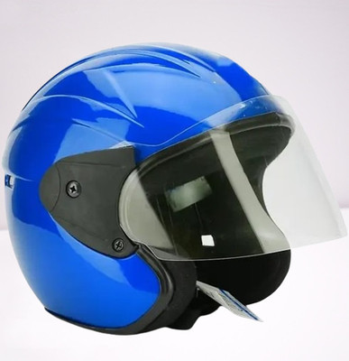 Lxt Blue_Half_face_Helmet_with ISI Certified_BL70 Motorbike Helmet(Blue)