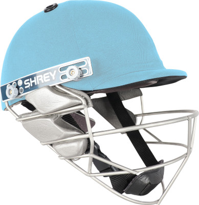 Shrey PRO GUARD WICKET KEEPING S.S Cricket Helmet(SKY BLUE)