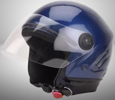 KIN Half Face Helmet_ISI certified_Blue13 Motorbike Helmet(Blue)