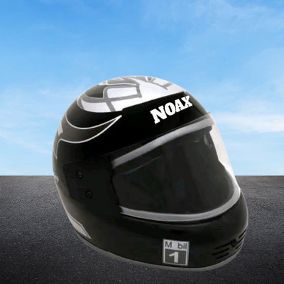 NOAX ISI MARKED UNISEX HELMET FOR RIDDING BIKE NON STOP(DD-548 Motorbike Helmet(Black)