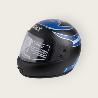 Font Helmet GOOD QUALITYFOR UNISEX for BIKE_-147-ABC Motorbike Helmet(Blue)