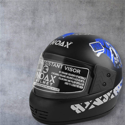 NOAX KING OF HELMET UNISEX OPEN FACE motorbike HELMET-99-Blue Motorbike Helmet(Blue)