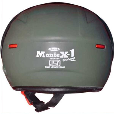 MonteX-1 2025half face helmet unisex new model -118 Motorbike Helmet(Multicolor)