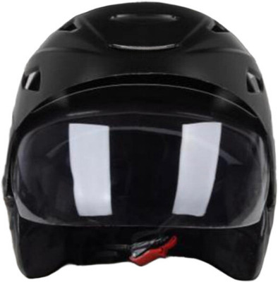 FOROLY Neno Cap Paint ISI Certified Open Face Helmet for Men & Women Motorbike Helmet(Black)