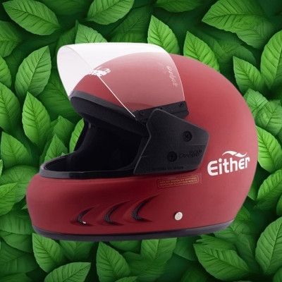 OZONE Full-Face Helmet_Either_Superior quality_Unisex_@V@69 Motorbike Helmet(Red)