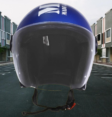 OZONE Zzz Plain_OF_Unisex_largesize_Oz085 Motorbike Helmet(Blue)
