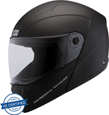 STUDDS Ninja Elite Super Motorbike Helmet(Matt Black)