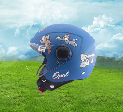 OZONE Opal helmet _openface_freesize_01 Motorbike Helmet(Blue)