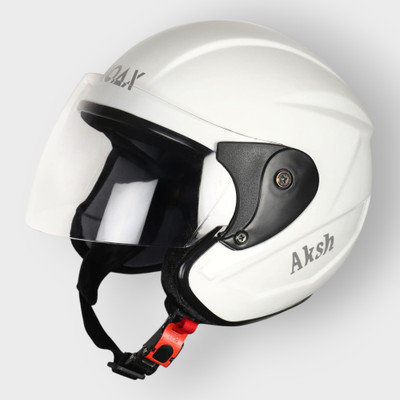 Font Unisex Full Face Helmet For Motorbikes -643-ABC Motorbike Helmet(White)