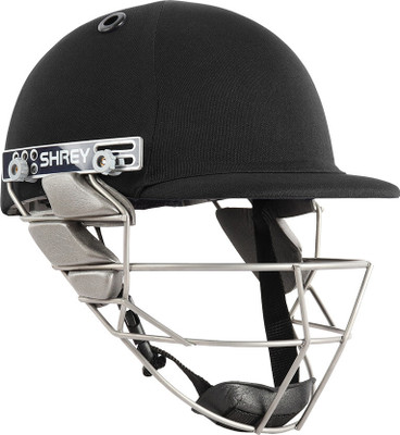 Shrey Pro Guard Stainless Steel 2.0 Cricket Helmet(Black)