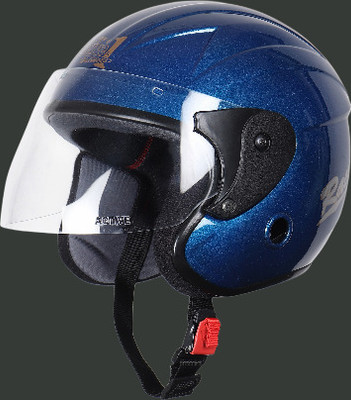 nextin nano_129 Motorbike Helmet(Blue)