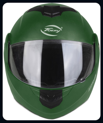 fuery Flipup Transparent Green TFU-46_New Motorsports Helmet(Green)
