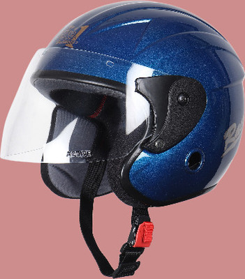 nextin nano_185 Motorbike Helmet(Blue)