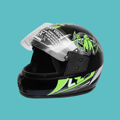 NOAX Unisex Full Face Helmet For Motorbike __307 Motorbike Helmet(Black)