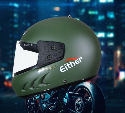 OZONE ONS_Premium Quality_Helmet_GV_@A@_85 Motorbike Helmet(Green)