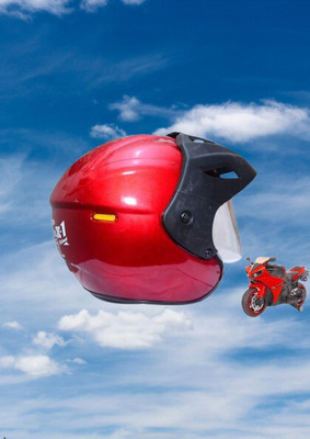 MonteX-1 New_Helmet_Full Face Bike helmet U161 Motorbike Helmet(Red)