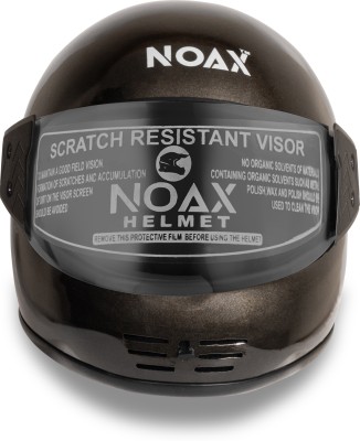 NOAX Kawach For Head0.3 Motorbike Helmet(Silver Glossy)