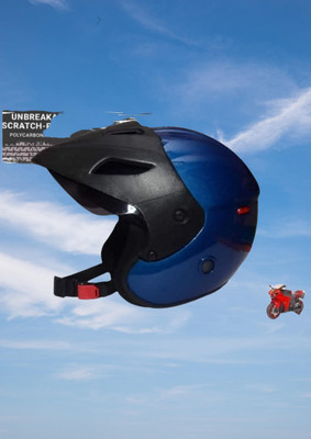 MonteX-1 Full Face Bike helmet T114 Motorbike Helmet(Blue)