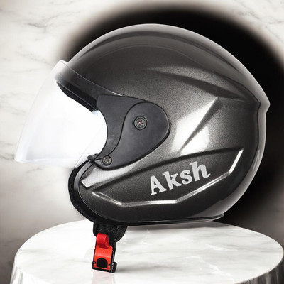 Font Helmet GOOD QUALITYFOR UNISEX BIKE RIDI-152A Motorbike Helmet(Black)