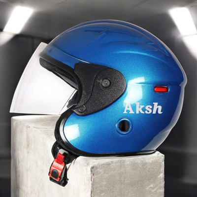NOAX helmetwala lelo_42 Motorbike Helmet(Blue)