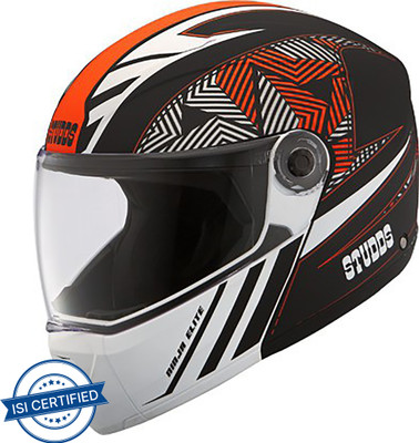 STUDDS Ninja Elite Super D2 Motorbike Helmet(Black)