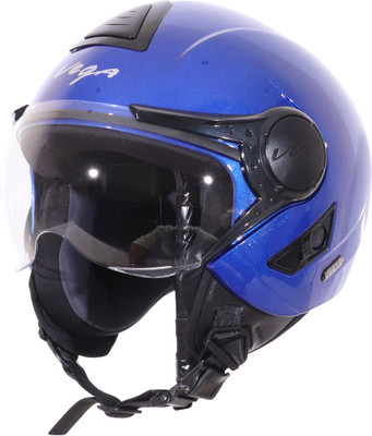VEGA Verve Motorbike Helmet(M.Blue)