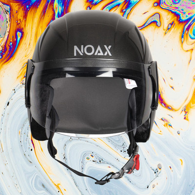 NOAX unisex open face helmet for safty523 Motorbike Helmet(Grey)