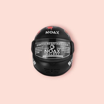 Font unisex full facce helmet original-418-ABC Motorbike Helmet(Red)