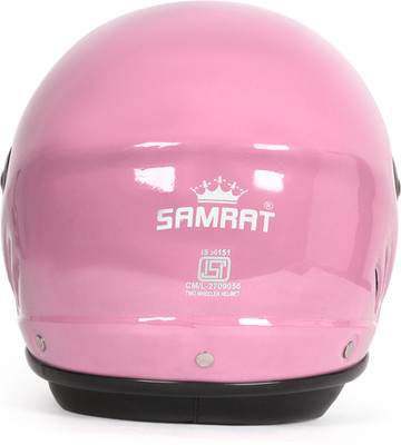 warriorride Full Face Motorbike Helmet, ISI DOT Certified, Clear Visor, Eco TM Helmets Motorbike Helmet(Pink)
