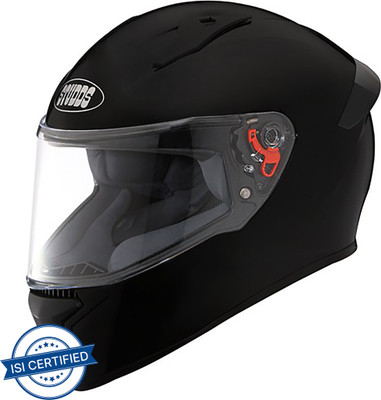 STUDDS THUNDER FULL FACE WITH CLEAR Motorbike Helmet(Black)