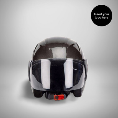 MonteX-1 Open Face Bike helmet LA6 Motorbike Helmet(Black)