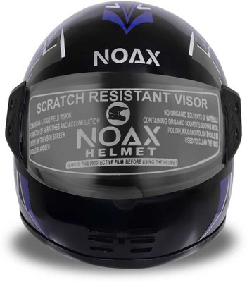 NOAX helmet bazarr unisex full face helmet _49 Motorbike Helmet(Black)