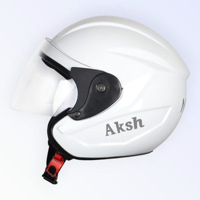 Font Unisex Full Face Helmet For Motorbikes -621-ABC Motorbike Helmet(White)