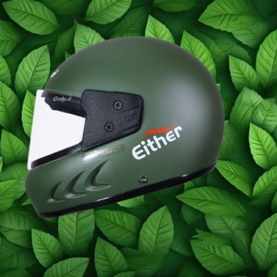 OZONE Full-Face Helmet_Either_Superior quality_Unisex_@V@42 Motorbike Helmet(MILITARY-GREEN)