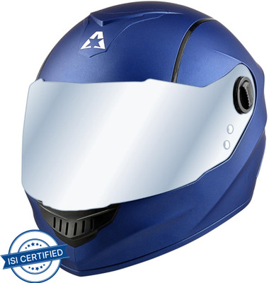 Aaron Alpha Motorbike Helmet(Mat Blue)