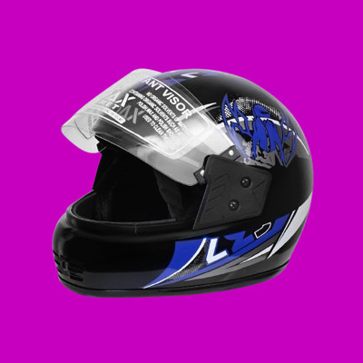 NOAX helmet bazarr unisex full face helmet _30 Motorbike Helmet(Black)